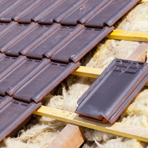 Petite photo d'un chantier de toiture à Aiffres